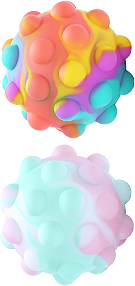 Amazon | 3Dプッシュポップ ボール ストレスボール 指押しおもちゃ